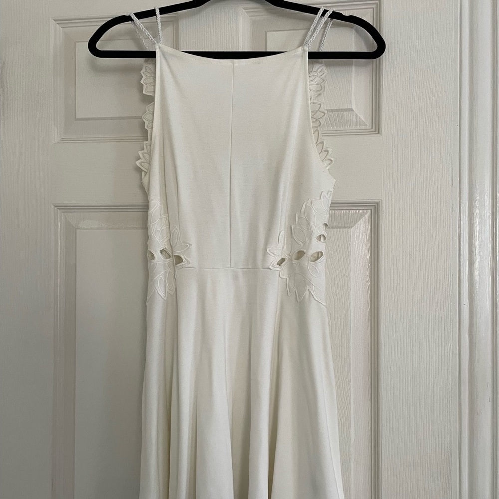 Free People white dress with lace